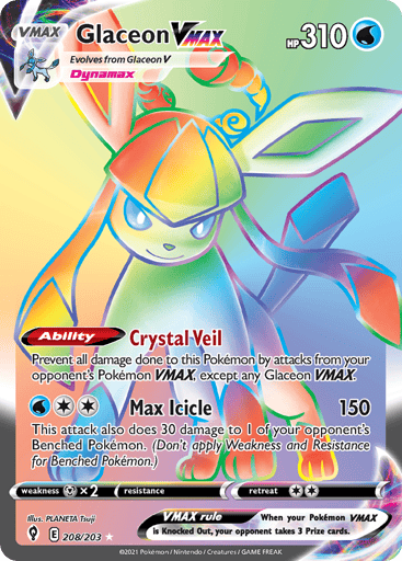 Glaceon VMAX - Evolving Skies 208