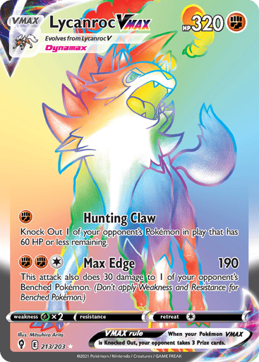 Lycanroc VMAX - Evolving Skies 213