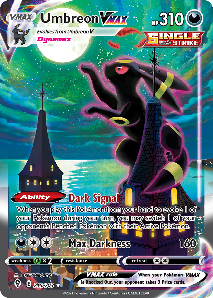 Umbreon VMAX – Evolving Skies 215/203 Pokémon card