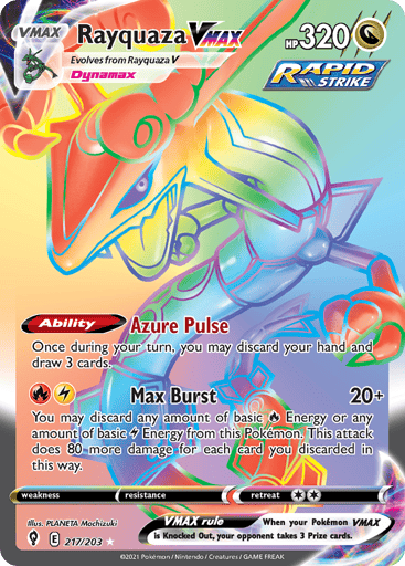 Rayquaza VMAX - Evolving Skies 217