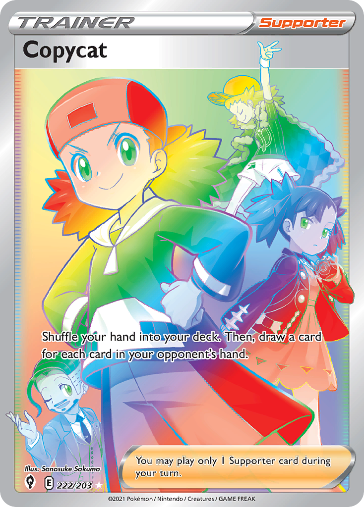 Copycat – Evolving Skies 222/203 Pokémon card
