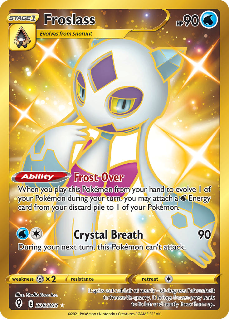 Froslass – Evolving Skies 226/203 Pokémon card