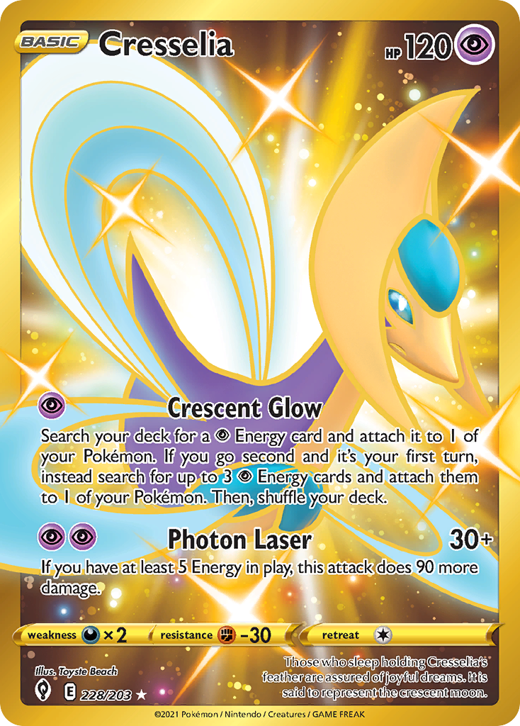 Cresselia – Evolving Skies 228/203 Pokémon card