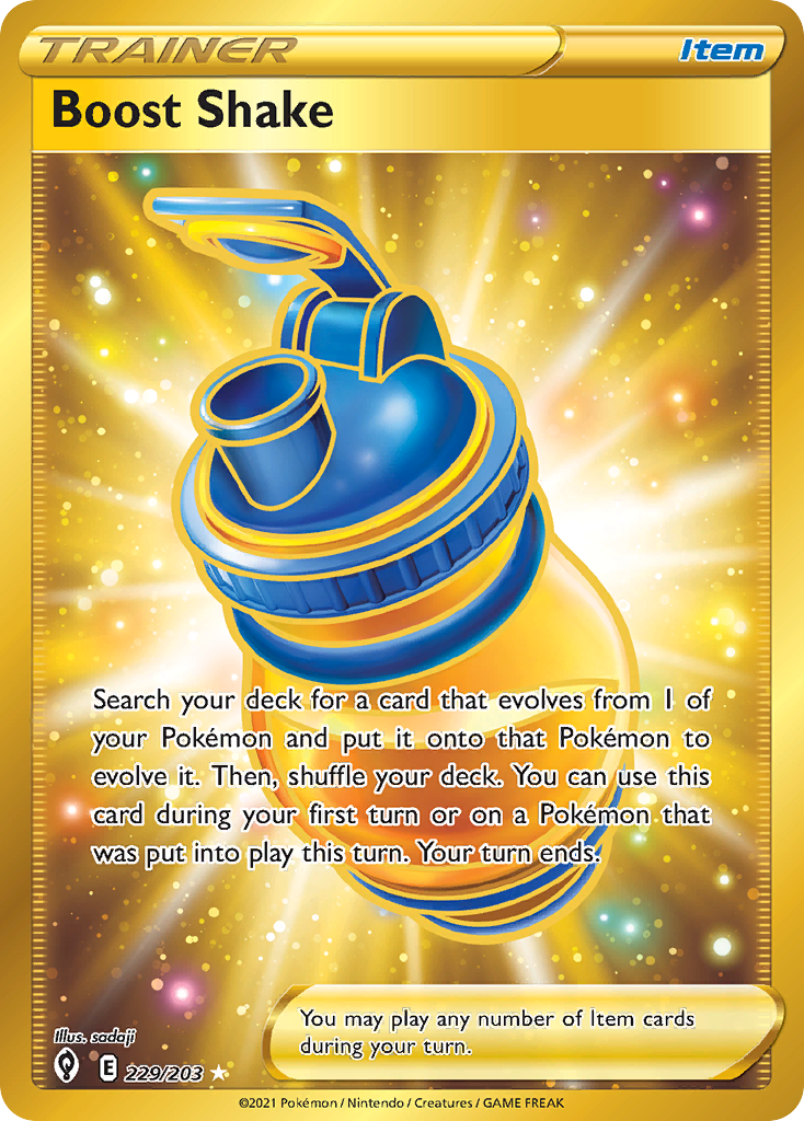 Boost Shake – Evolving Skies 229/203 Pokémon card