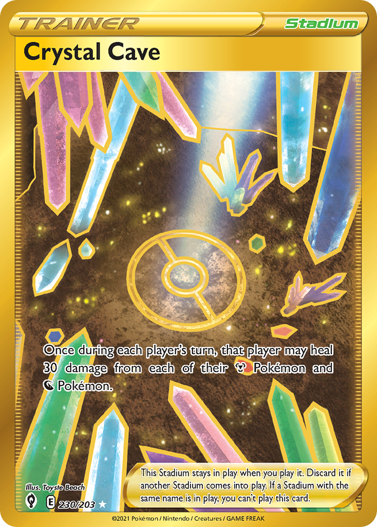 Crystal Cave – Evolving Skies 230/203 Pokémon card