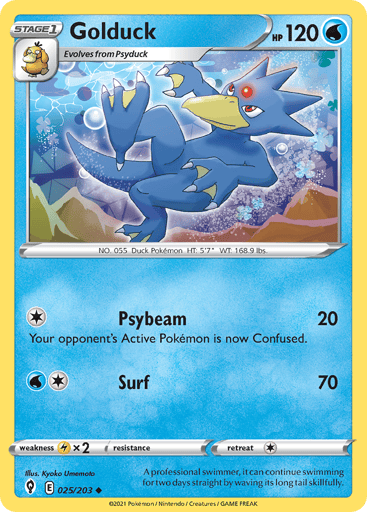 Golduck - Evolving Skies 25