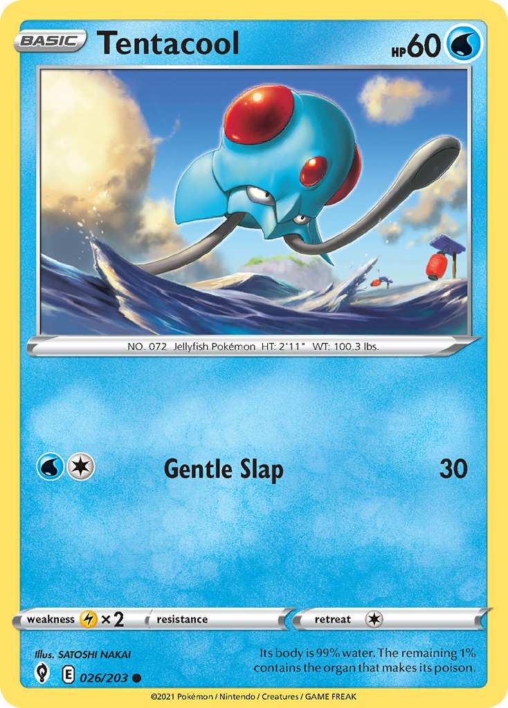 Tentacool – Evolving Skies 026/203 Pokémon card