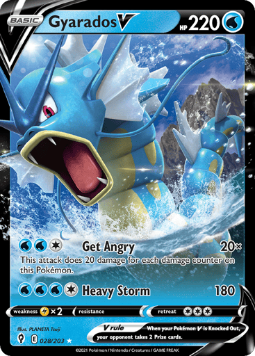 Gyarados V - Evolving Skies 28