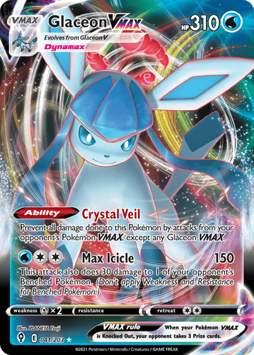 Glaceon VMAX - Evolving Skies 41