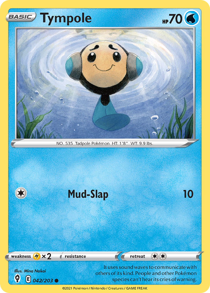 Tympole – Evolving Skies 042/203 Pokémon card