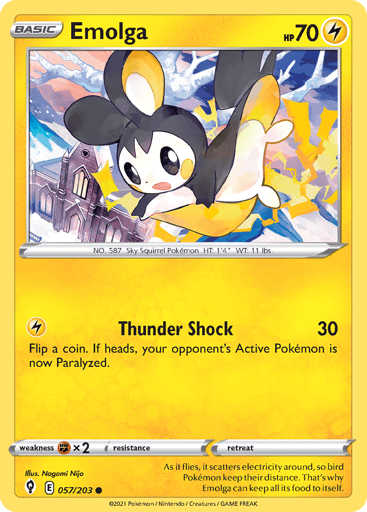 Emolga - Evolving Skies 57