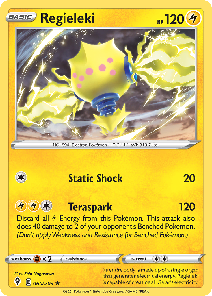 Regieleki – Evolving Skies 060/203 Pokémon card
