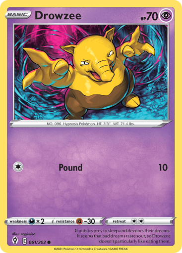 Drowzee - Evolving Skies 61