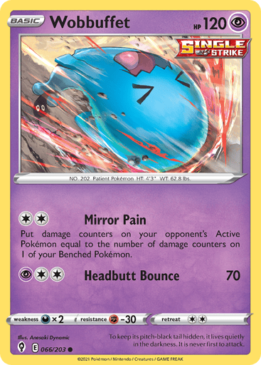 Wobbuffet - Evolving Skies 66