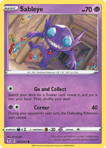 Sableye - Evolving Skies 67