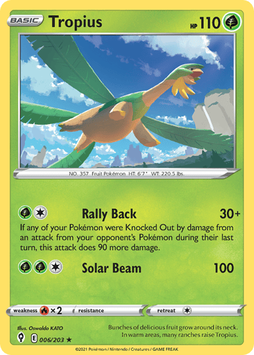 Tropius - Evolving Skies 6