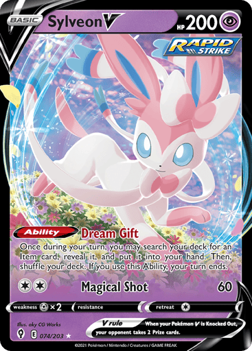 Sylveon V - Evolving Skies 74