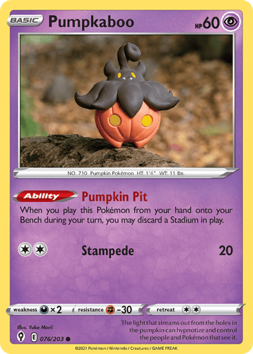 Pumpkaboo - Evolving Skies 76