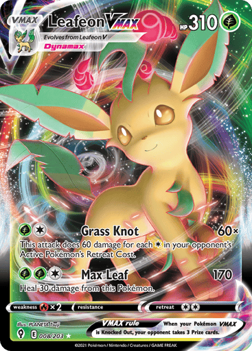 Leafeon VMAX - Evolving Skies 8