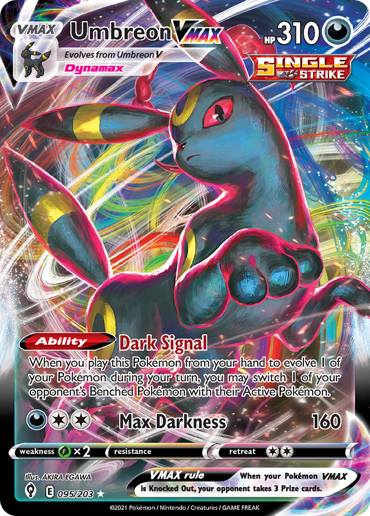 Umbreon VMAX – Evolving Skies 095/203 Pokémon card
