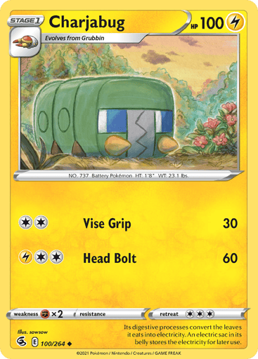 Charjabug - Fusion Strike 100