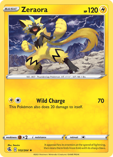 Zeraora - Fusion Strike 102