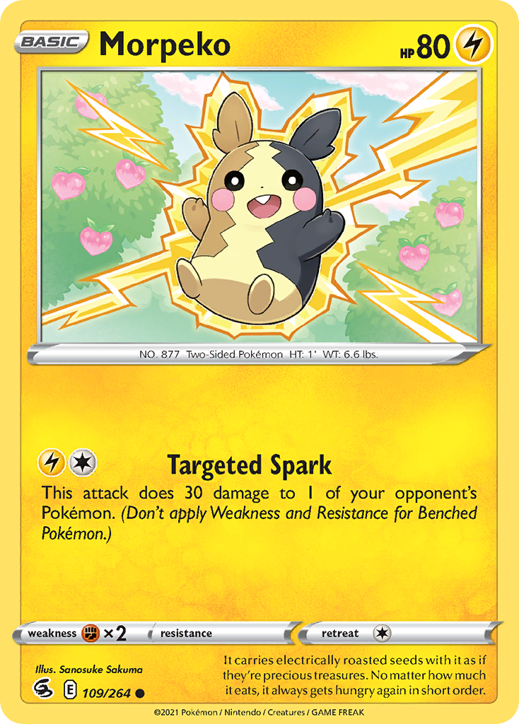 Morpeko – Fusion Strike 109/264 Pokémon card