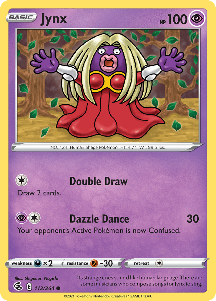 Jynx – Fusion Strike 112/264 Pokémon card