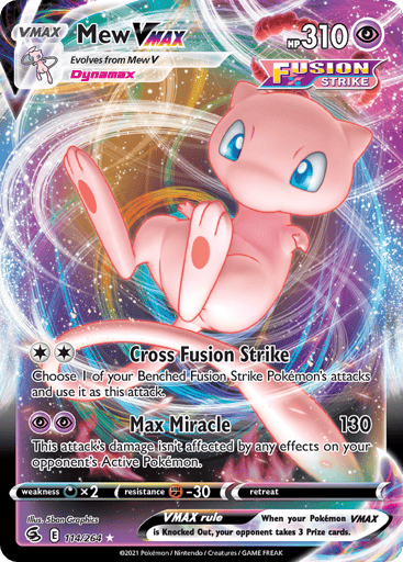 Mew VMAX - Fusion Strike 114