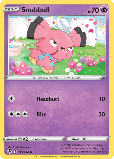 Snubbull - Fusion Strike 115