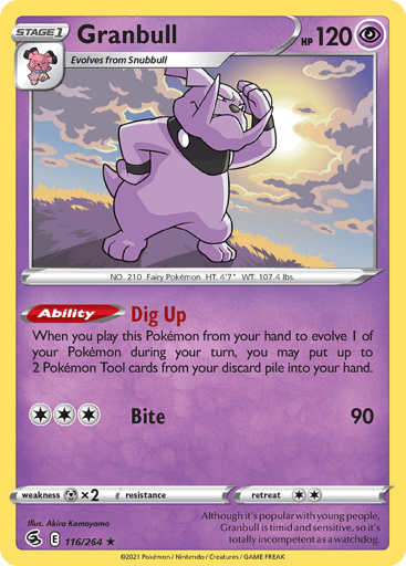 Granbull - Fusion Strike 116