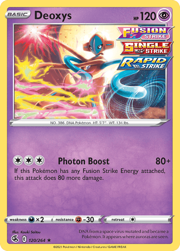 Deoxys - Fusion Strike 120