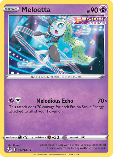 Meloetta - Fusion Strike 124