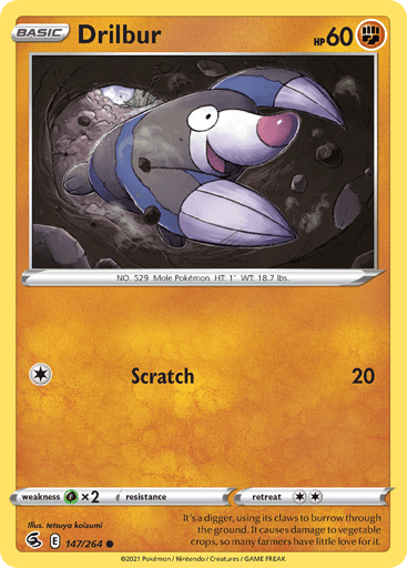 Drilbur - Fusion Strike 147