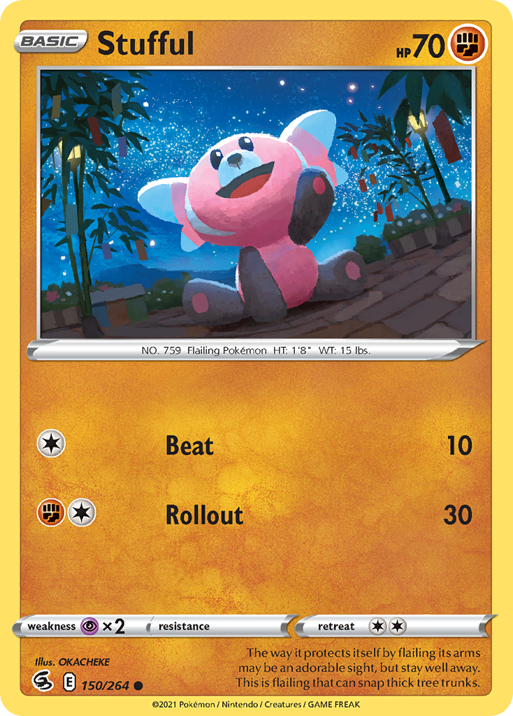 Stufful – Fusion Strike 150/264 Pokémon card