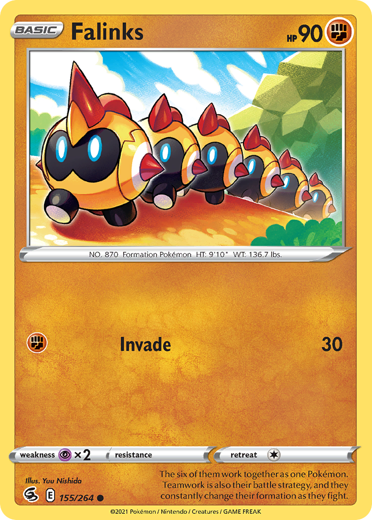 Falinks – Fusion Strike 155/264 Pokémon card