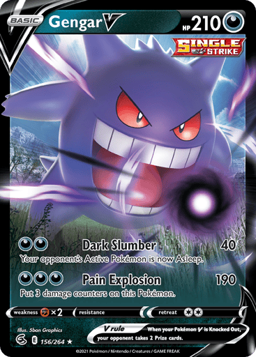Gengar V - Fusion Strike 156