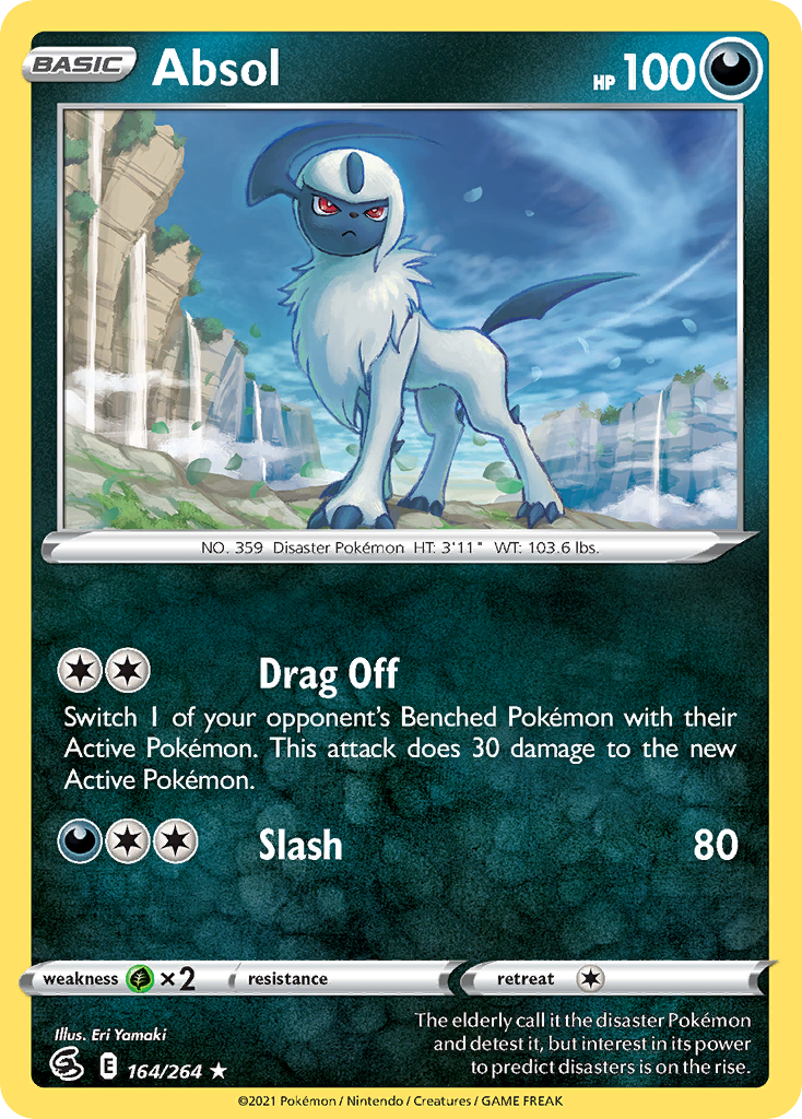 Absol – Fusion Strike 164/264 Pokémon card