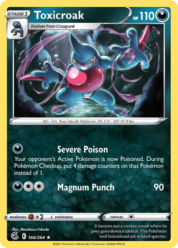 Toxicroak - Fusion Strike 166