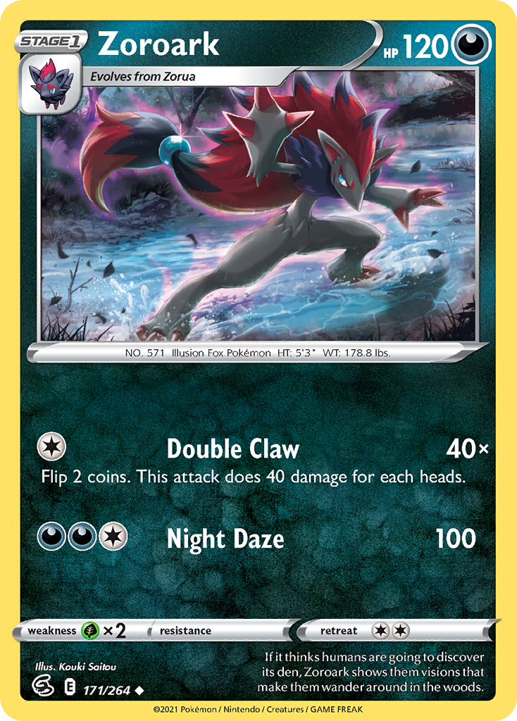 Zoroark – Fusion Strike 171/264 Pokémon card