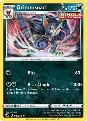 Grimmsnarl - Fusion Strike 178