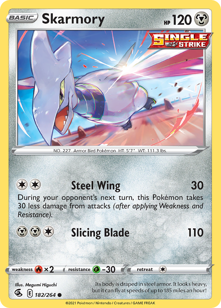 Skarmory – Fusion Strike 182/264 Pokémon card