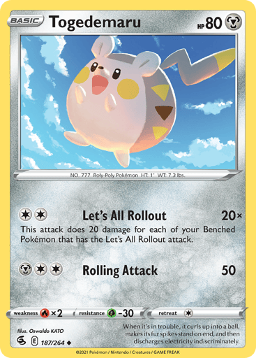 Togedemaru - Fusion Strike 187