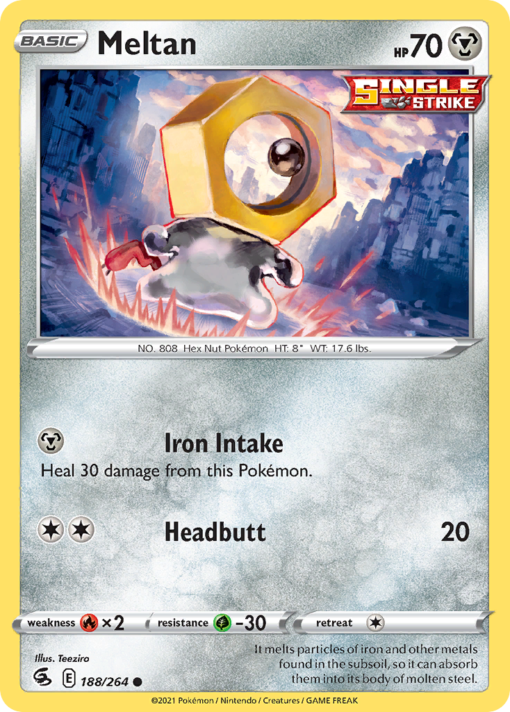 Meltan – Fusion Strike 188/264 Pokémon card