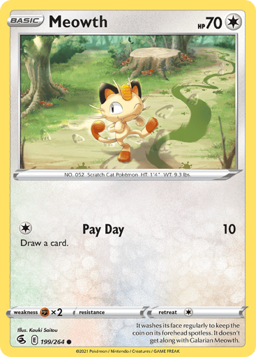 Meowth - Fusion Strike 199