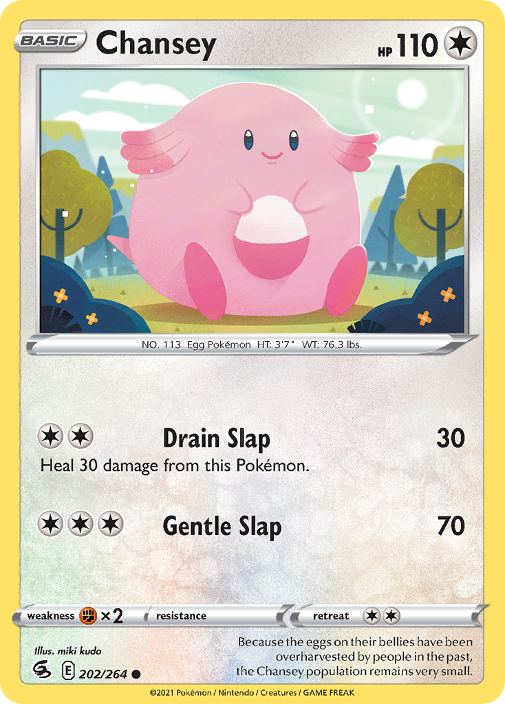 Chansey – Fusion Strike 202/264 Pokémon card