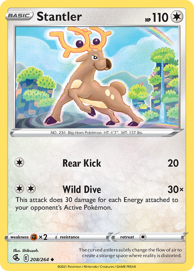 Stantler – Fusion Strike 208/264 Pokémon card