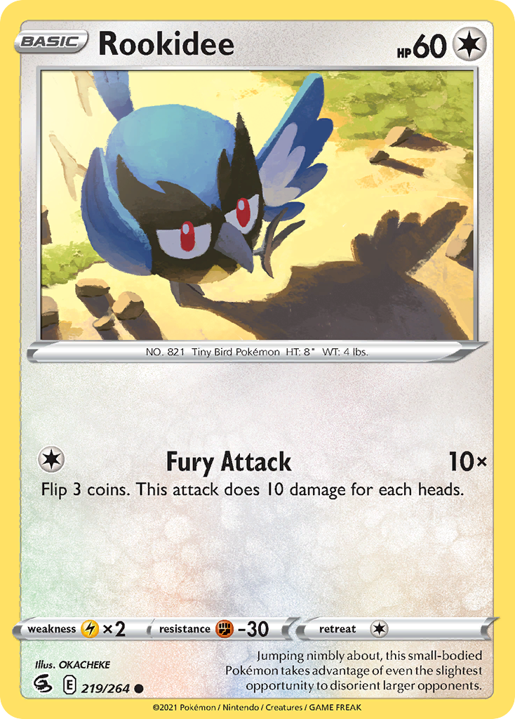 Rookidee – Fusion Strike 219/264 Pokémon card