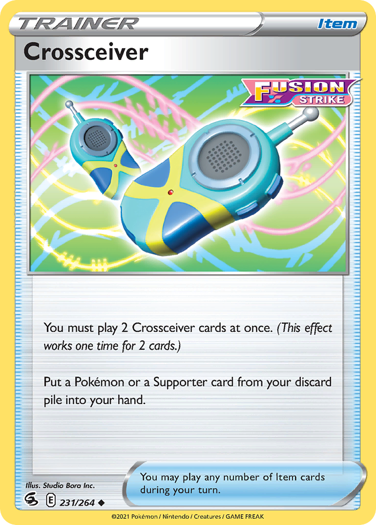 Crossceiver – Fusion Strike 231/264 Pokémon card
