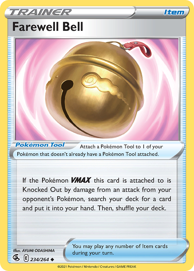 Farewell Bell – Fusion Strike 234/264 Pokémon card